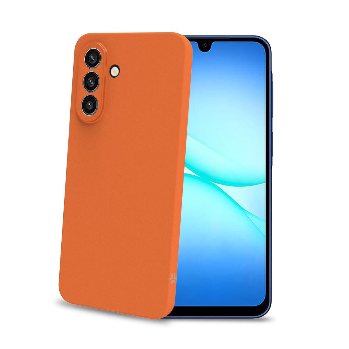 CELLY SAMSUNG GALAXY A17 5G/ GALAXY A17 4G COVER IN MORBIDO TPU ANTI-SHOCK ULTRA SOTTILE ARANCIONE TRASPARENTE