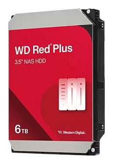 WESTERN DIGITAL RED PLUS HDD 4TB INTERNO 3.5" SATA 6Gb/s BUFFER 128MB 5.400rpm NAS