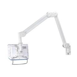 Neomounts FPMA-HAW200 - Staffa - video full-motion - per display LCD - medico - bianco - dimensione schermo: 10"-27" - installabile a parete