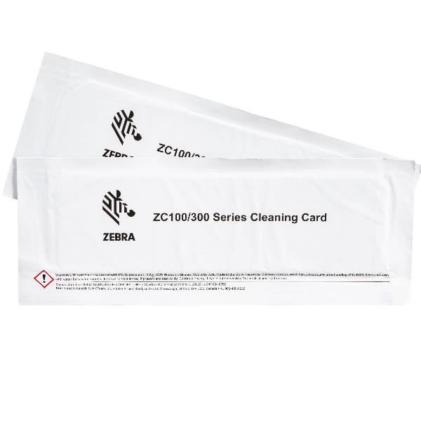 ZEBRA CLEANING CARD KIT/ZC100/ZC300 2 PZ