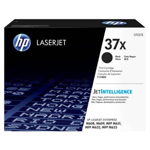 Hp - Toner originale - 37X - Nero - CF237X - 25.000 pag