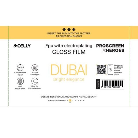 CELLY 50 PZ PROFILM DUBAI ELECTROPLATING
