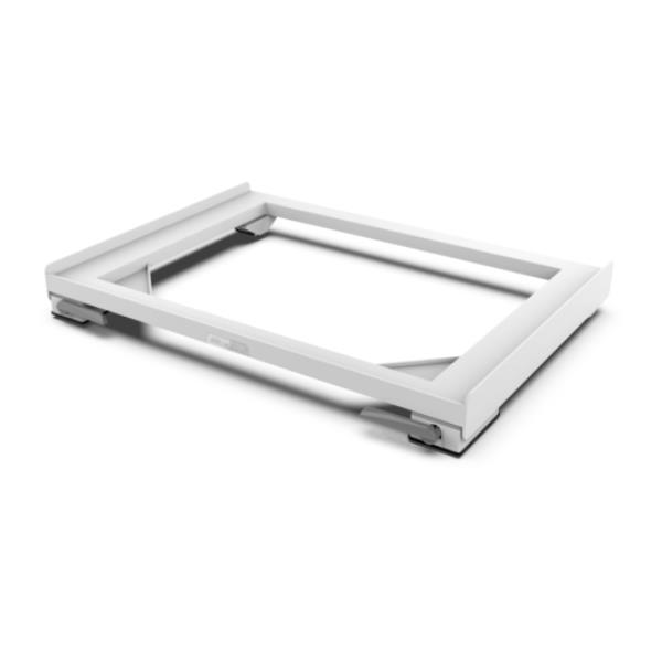 MELICONI MOVE SLIM BASE ANTI VIBRAZIONI IN PLASTICA UNIVERSALE CON FRENO E RUOTE BIANCO