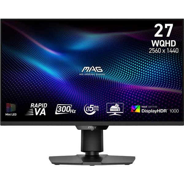 MSI MAG 274QPF X30MV, 68,6 cm (27?), 2560 x 1440 Pixel, Wide Quad HD, LCD, 0,5 ms, Nero