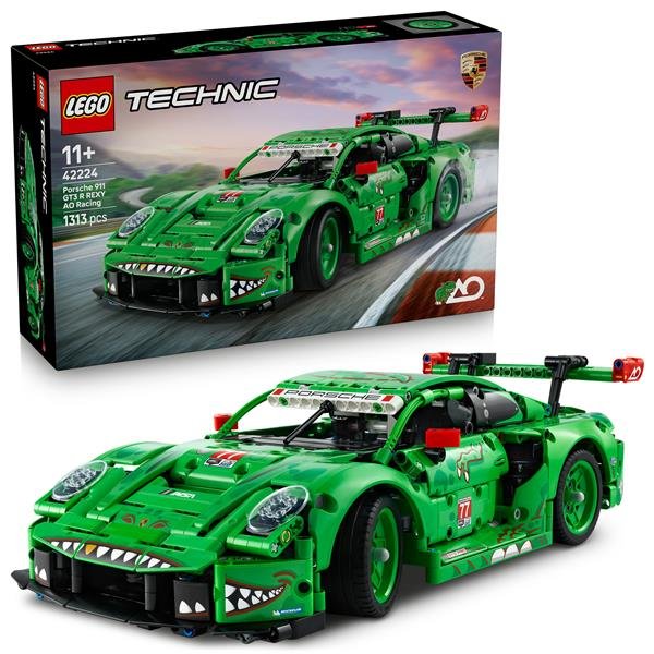 LEGO TECHNIC AUTO PORSCHE 911 GT3 R REXY AO RACING KIT DI MODELLISMO A 6 CILINDRI
