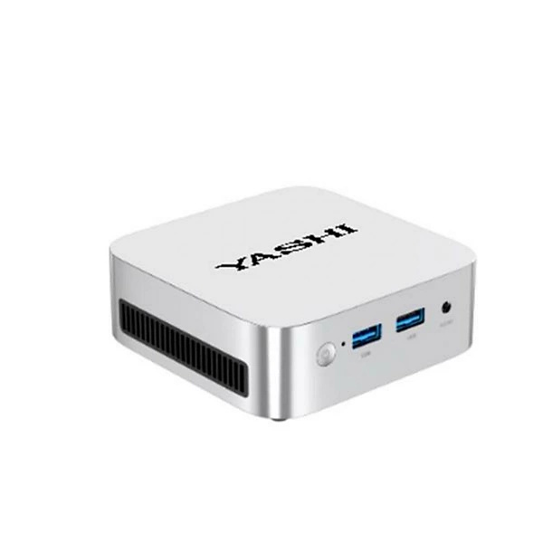 YASHI NUCKY NY336 MINI PC AMD RYZEN 3 3300U RAM 8GB-SSD 256GB NVMe AMD RADEON GRAPHICS-WI-FI 6 + GIGABIT LAN-WIN 11 PROF ARGENTO
