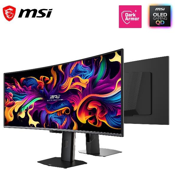 MSI MPG 341CQR QD-OLED X36, 86,4 cm (34?), 3440 x 1440 Pixel, UltraWide Quad HD, QD-OLED, 0,03 ms, Nero