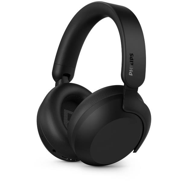 PHILIPS TAH8000EBK/00 CUFFIE BLUETOOTH OVER-EAR WIRELESS CANCELLAZIONE DEL RUMORE 70H DI RIPRODUZIONE ASSISTENTE VOCALE COMPATIBILE NERO