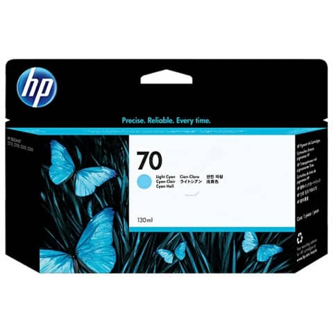 Hp - Cartuccia ink originale - 70 - Ciano chiaro - 9390A - 7.500 pag