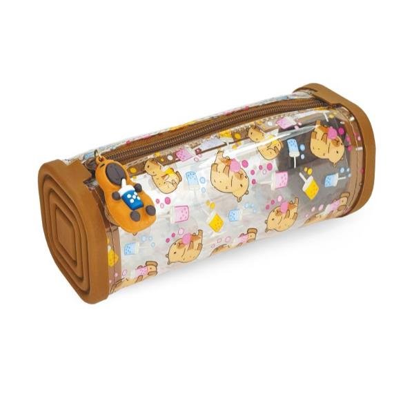 LEBEZ CAPIBARA ESPOSITORE ASTUCCIO TASCHETTA IN PLASTICA CHIUSURA CON ZIP SOGGETTI ASSORTITI CONF 12 Pz.