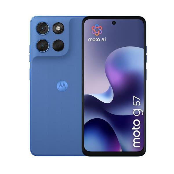 MOTOROLA MOTO G57 5G DUAL SIM 6.72" OCTA CORE 256GB RAM 8GB 5G ITALIA REGATTA BLUE