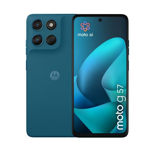 MOTOROLA MOTO G57 5G DUAL SIM 6.72" OCTA CORE 256GB RAM 8GB 5G ITALIA CORSAIR GREEN