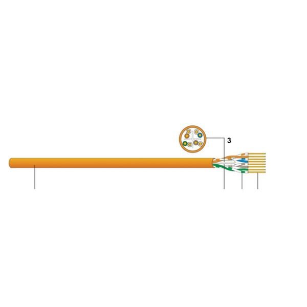 Datwyler CAVO UUTP CAT.6 CCA ARANCIO 500M