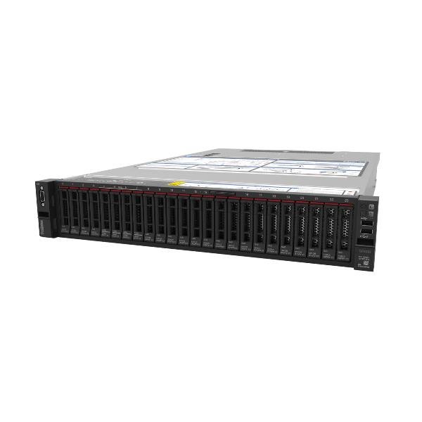 Lenovo ThinkSystem SR650 7X06 - Server - montabile in rack - 2U - a 2 vie - 1 x Xeon Silver 4215R / 3.2 GHz - RAM 32 GB - nessun HDD - G200e - senza SO -monitor: nessuno