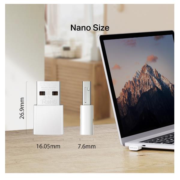 USB ADAPTER AC1300 WIRELESS MERCUSYS MA30N