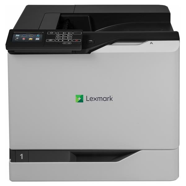 Lexmark CX820de - Stampante multifunzione - colore - laser - Legal (216 x 356 mm)/A4 (210 x 297 mm) (originale) - A4/Legal (supporti) - fino a 50 ppm (copia) - fino a 50 ppm (stampa) - 650 fogli - 33.6 Kbps - USB 2.0, Gigabit LAN, host USB