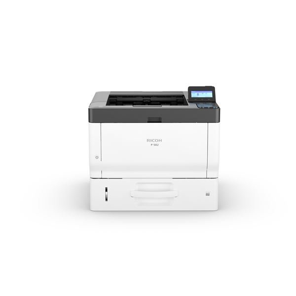 Ricoh P 502 - Stampante - B/N - Duplex - LED - A4 - 1200 x 1200 dpi - fino a 43 ppm - capacità 600 fogli - USB 2.0, Gigabit LAN, host USB 2.0