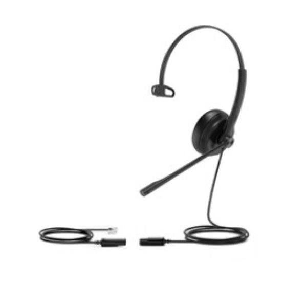 YEALINK YHS34-MONO CUFFIE MONO CON MICROFONO PER TELEFONI IP E VOIP CON ATTACCO RJ9