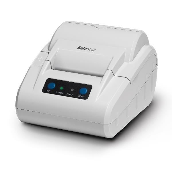 Safescan TP-230 - Stampante per etichette - linea termica - Rotolo (5,8 cm) - 203 dpi - fino a 60 mm/sec - USB, seriale - nero