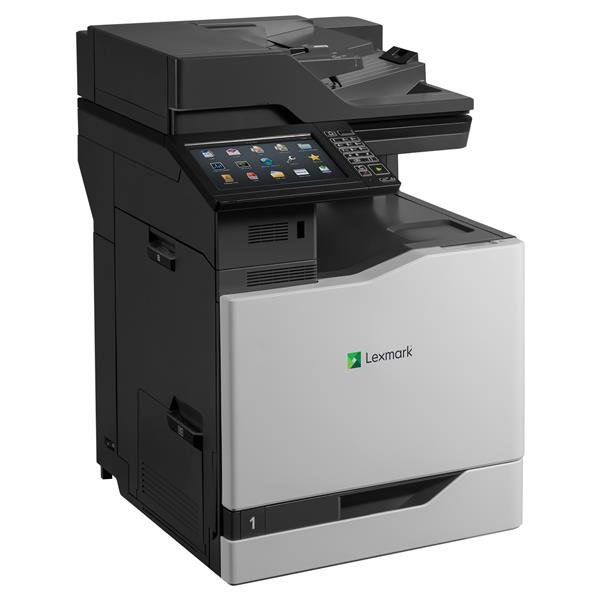 Lexmark CX825de - Stampante multifunzione - colore - laser - Legal (216 x 356 mm)/A4 (210 x 297 mm) (originale) - A4/Legal (supporti) - fino a 52 ppm (copia) - fino a 52 ppm (stampa) - 650 fogli - 33.6 Kbps - USB 2.0, Gigabit LAN, host USB