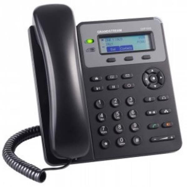 GRANDSTREAM GXP-1625 SIP TELEFONO FISSO IP DISPLAY LCD 2 ACCOUNT SIP 2 LINEE AUDIO HD VIVAVOCE BLACK
