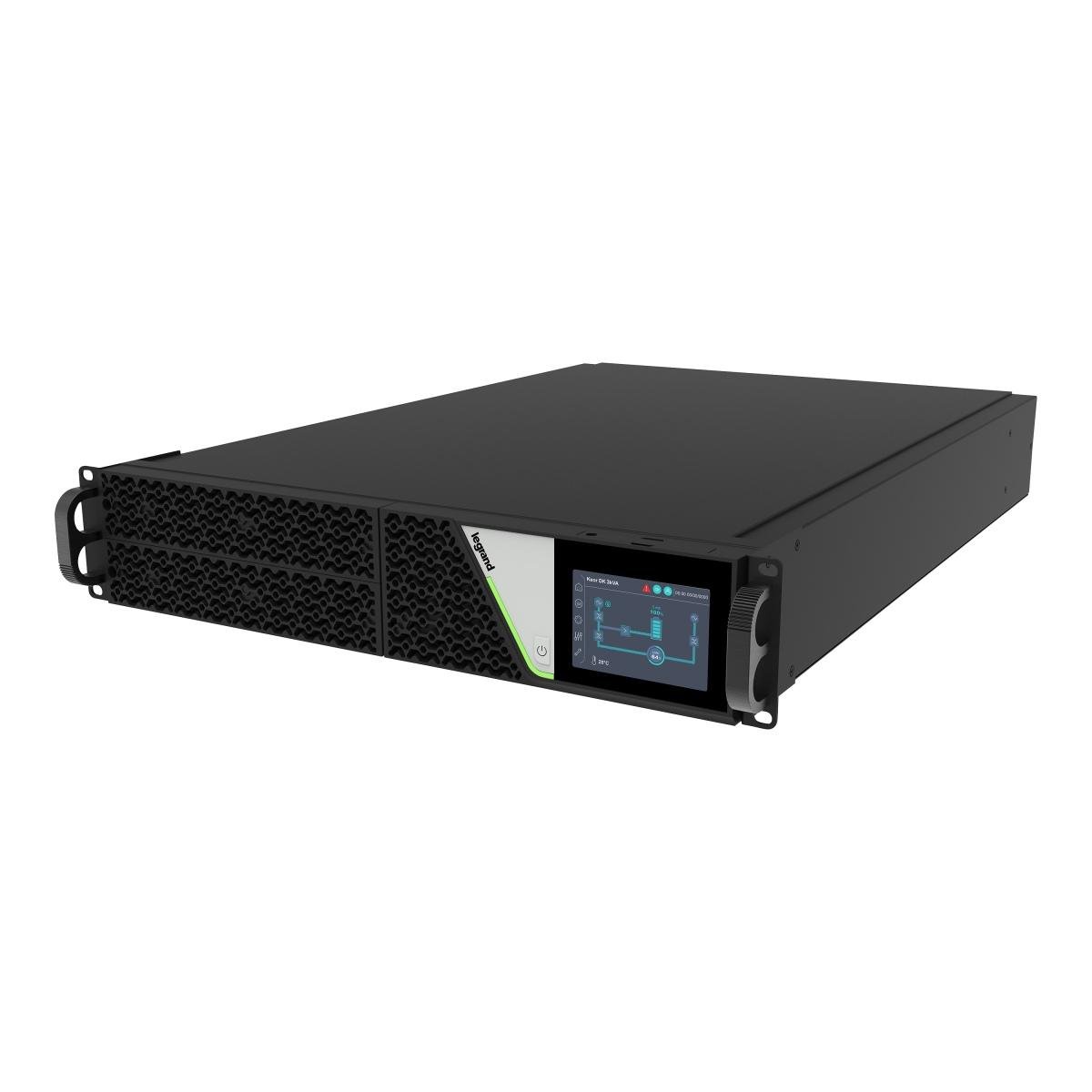 LEGRAND UPS KEOR DK 3000VA UPS RACK/TOWER ONLINE/DC VFI SINUSOIDALE SLOT SNMP +USB/RS232 (6) IEC TYPE F + (1) IEC TYPE J