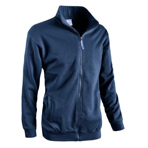 SOTTOZERO FELPA FULL ZIP JUMP BLU NAVY-4XL