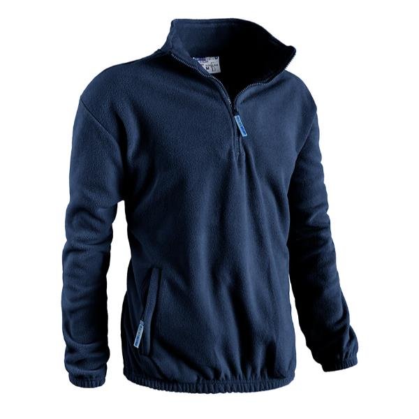 SOTTOZERO PILE SVEZIA MEZZA ZIP BLU NAVY-XXXL
