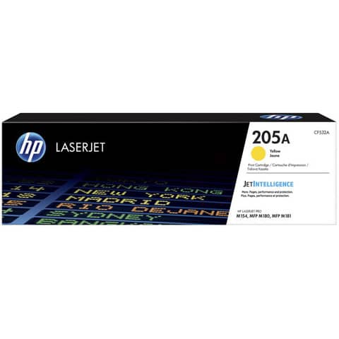 Hp - Toner originale - 205A - Giallo - CF532A - 900 pag