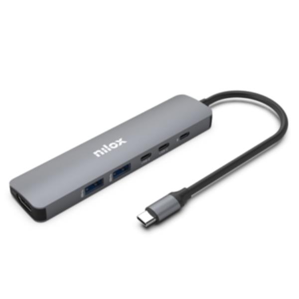 NILOX DOCKING USB-C SLIM 6IN1