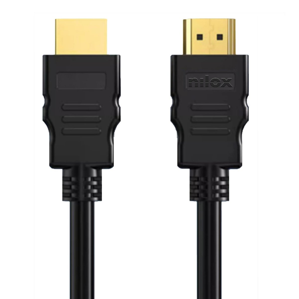 NILOX CAVO HDMI 1.4 CON ETHERNET 4K 30Hz 19 PIN CONTATTI DORATI MASCHIO/MASCHIO SUPPORTO AUDIO RETURN CHANNEL 5 MT NERO (RETAIL PACK)