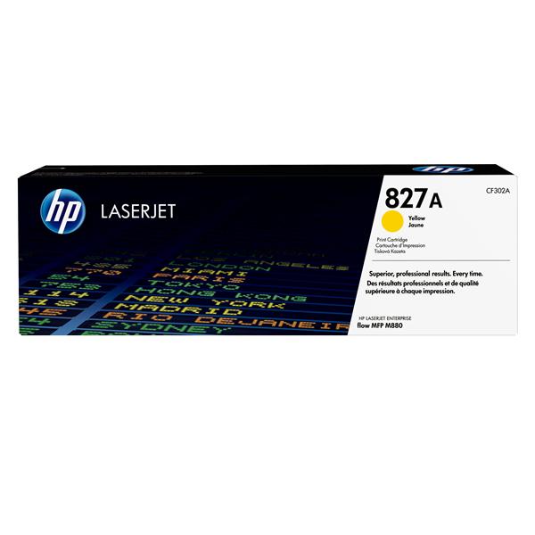 Hp - Toner originale - 827A - Giallo - CF302A - 32.000 pag
