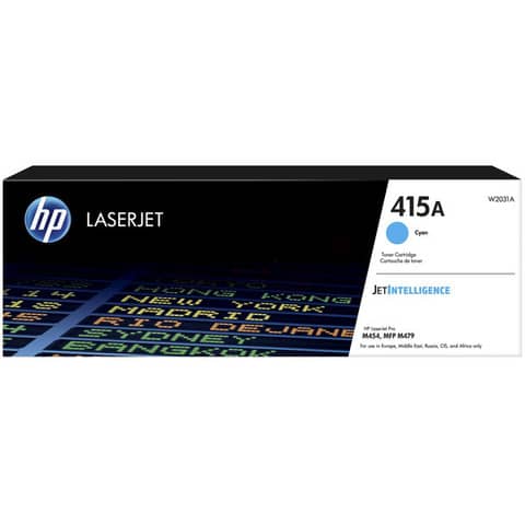 Hp - Toner originale - 415A - Ciano - W2031A - 2.100 pag