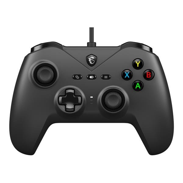 MSI FORCE GC200 CONTROLLER CABLATO TRIGGER EFFETTO HALL BASTONCINI ANALOGICI AVANZATI DOPPI MOTORI A VIBRAZIONE USB 3.0 NERO