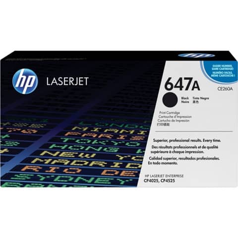 Hp - Toner originale - 647A - Nero - CE260A - 8.500 pag
