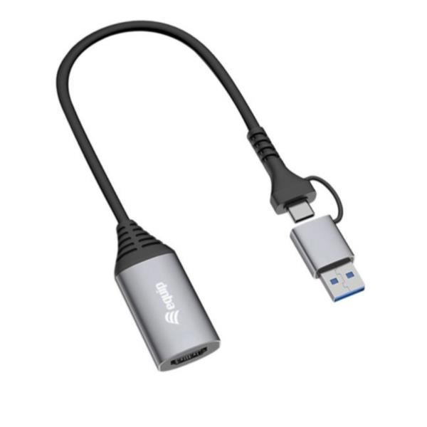 EQUIP USB TO HDMI ADAPTER (USB-C + A)