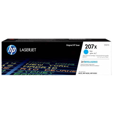 Hp - Toner originale- Ciano - 207X - W2211X - 2.450 pag
