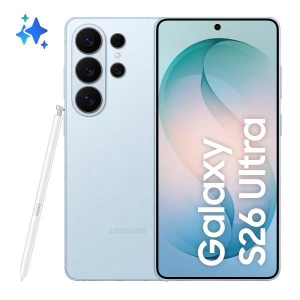 SAMSUNG S948 GALAXY S26 ULTRA AI 5G DUAL SIM 6.9" OCTA CORE 1TB RAM 16GB 5G ITALIA SKY BLUE