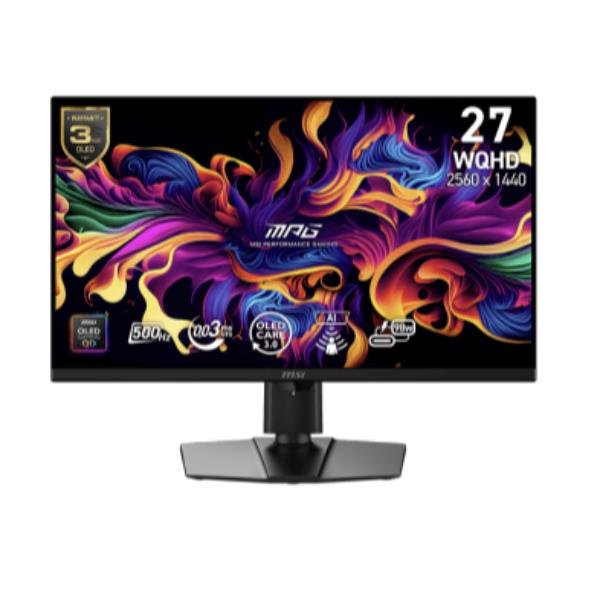 MSI MPG 271QR QD-OLED X50, 67,3 cm (26.5?), 2560 x 1440 Pixel, Wide Quad HD, QD-OLED, 1 ms, Nero