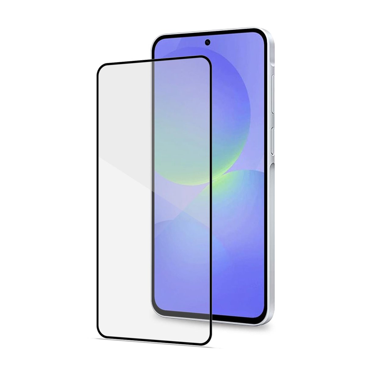 CELLY SAMSUG GALAXY A37 5G FULL GLASS PROTEGGI SCHERMO IN VETRO TEMPERATO 9H TRASPARENTE BORDO COLORATO NERO
