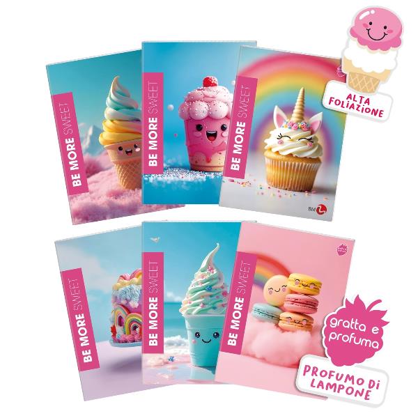 Maxiquaderno Be More Sweet - A4 - 5mm …