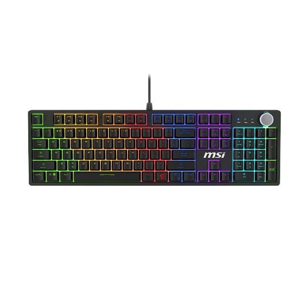 MSI FORGE GK320 TASTIERA GAMING MECCANICA USB FULL SIZE SWITCH ROSSI RGB LED LAYOUT ITALIANO QWERTY