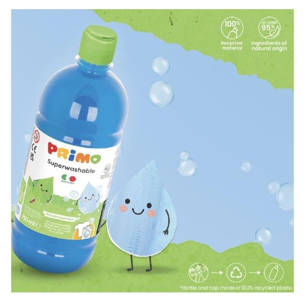 PRIMO TEMPERA SUPERWASHABLE 750ML MAGENTA