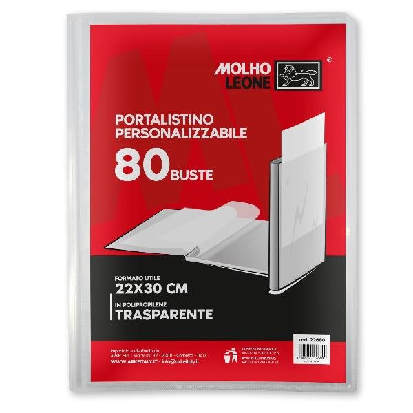 MOLHO LEONE CF8 PORTALIST.PERSON.TRASPAR.80B