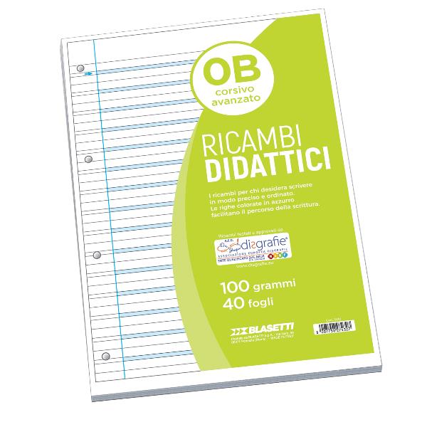 Ricambi didattici forati - A4 - rigo di …