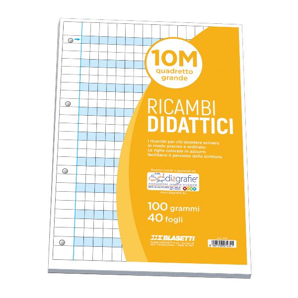 Ricambi didattici forati - A4 - 10 mm …