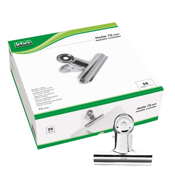 Molla - 7,5 cm - acciaio cromato - Lebez - conf. 36 pezzi