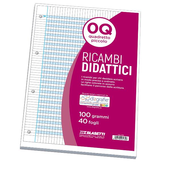 Ricambi didattici forati - A4 - 5 mm …