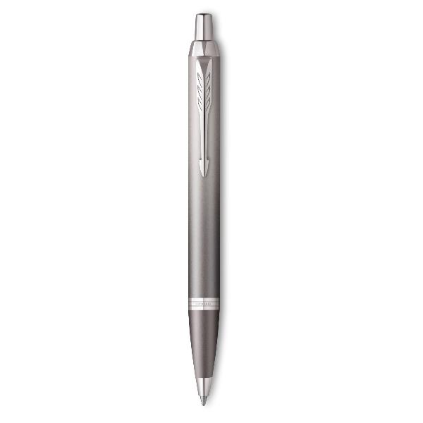 Penna a sfera IM Monochrome Rituals Grey - punta M - grigio - Parker