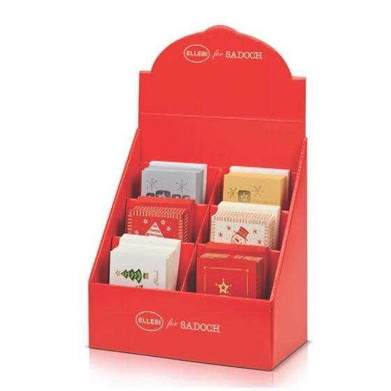 Biglietto natale con busta - fantasie assortite - …